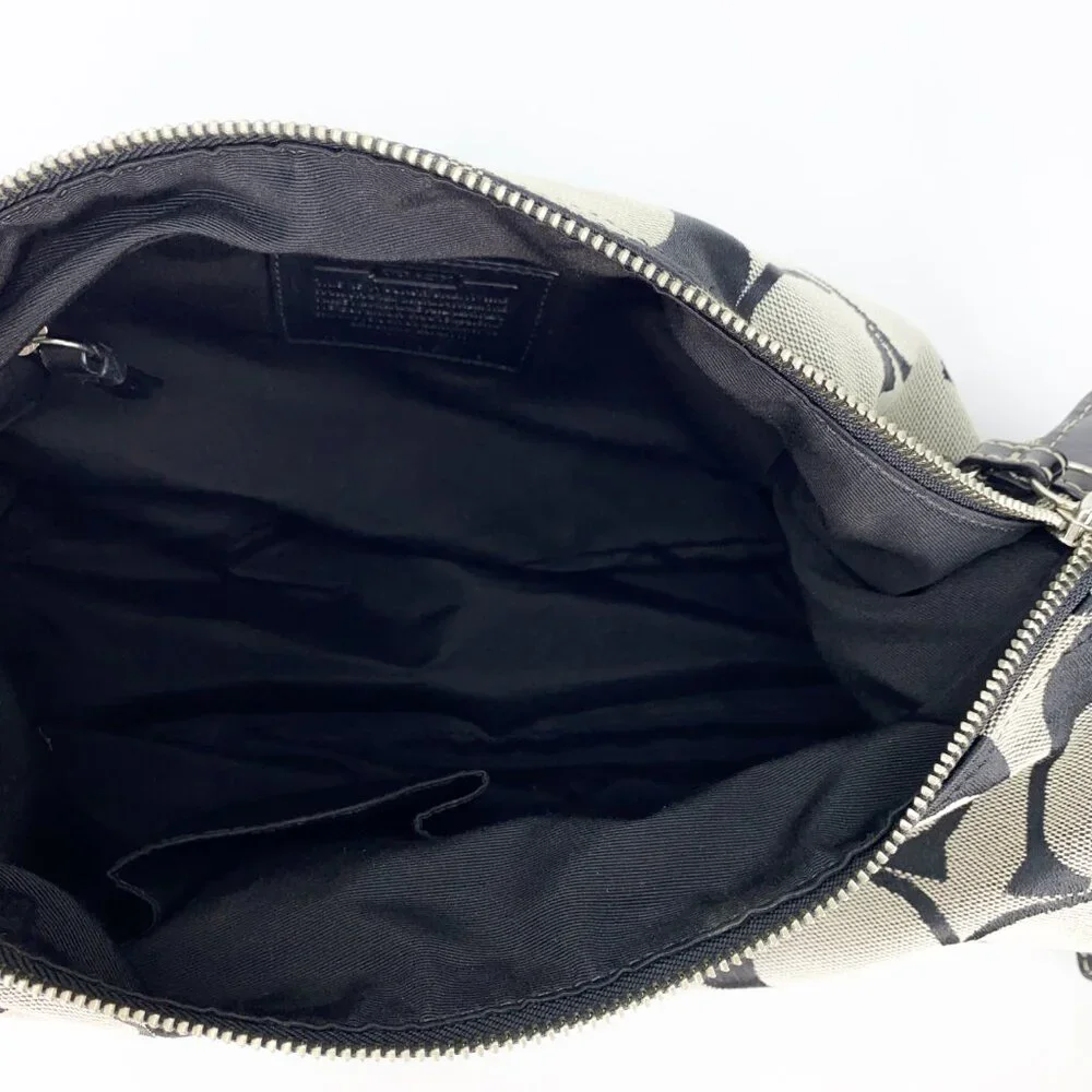 COACH Hobo Signature Stripe Canvas Shoulder bag - E1094-F15197 - Picture 3 of 15